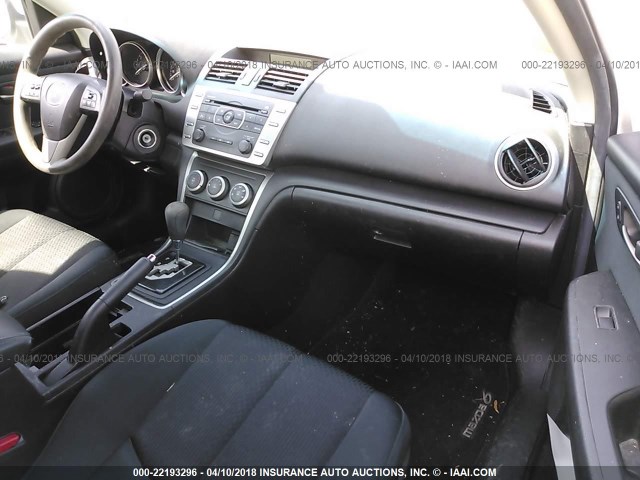 1YVHZ8BH6B5M17391 - 2011 MAZDA 6 I WHITE photo 5