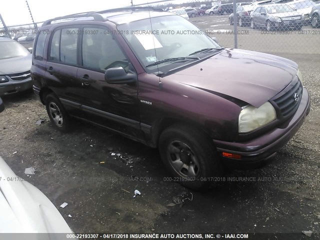 2S3TD52V826109244 - 2002 SUZUKI VITARA JLX MAROON photo 1