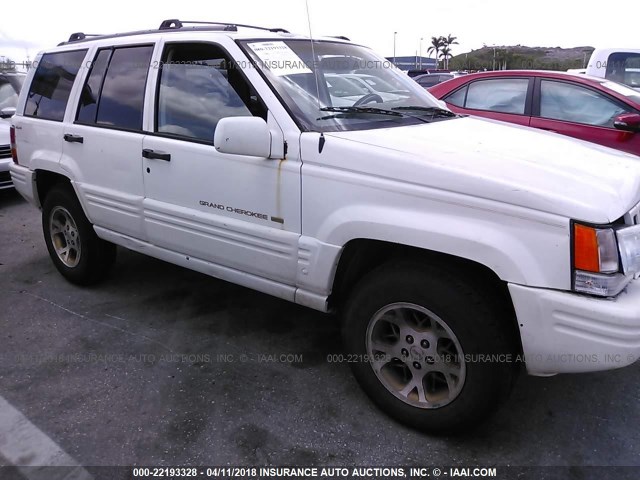 1J4GZ78Y4TC186985 - 1996 JEEP GRAND CHEROKEE LIMITED WHITE photo 6