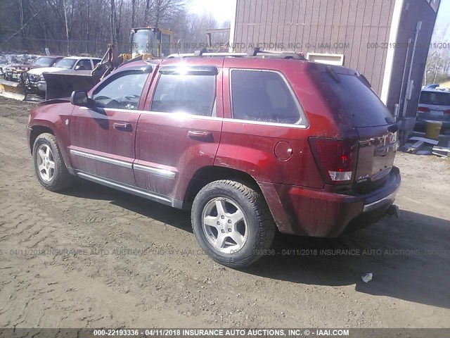 1J8HR58N47C525120 - 2007 JEEP GRAND CHEROKEE LIMITED MAROON photo 3