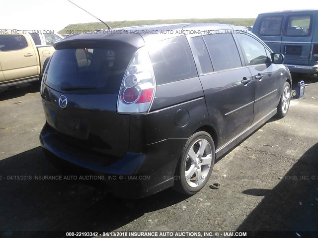 JM1CR29L560128383 - 2006 MAZDA 5 GRAY photo 4