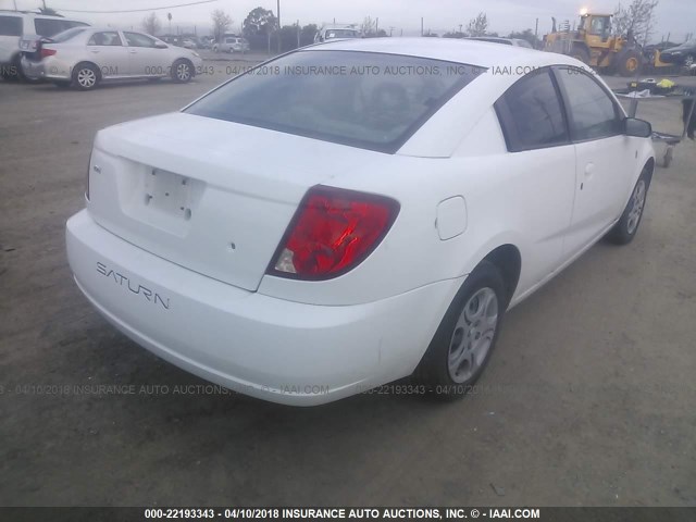 1G8AM14F35Z134429 - 2005 SATURN ION LEVEL 2 WHITE photo 4