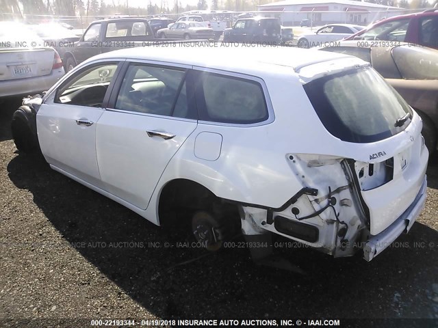 JH4CW2H6XCC004493 - 2012 ACURA TSX TECH WHITE photo 3