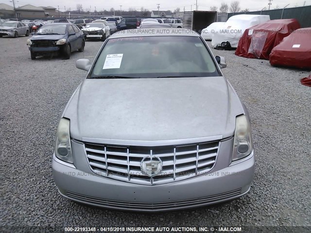 1G6KD57Y16U192197 - 2006 CADILLAC DTS SILVER photo 6