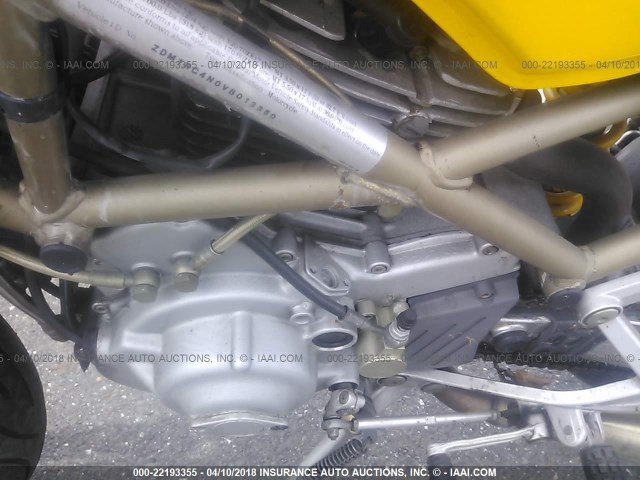 ZDM1RC4N0VB013350 - 1997 DUCATI M900 YELLOW photo 9