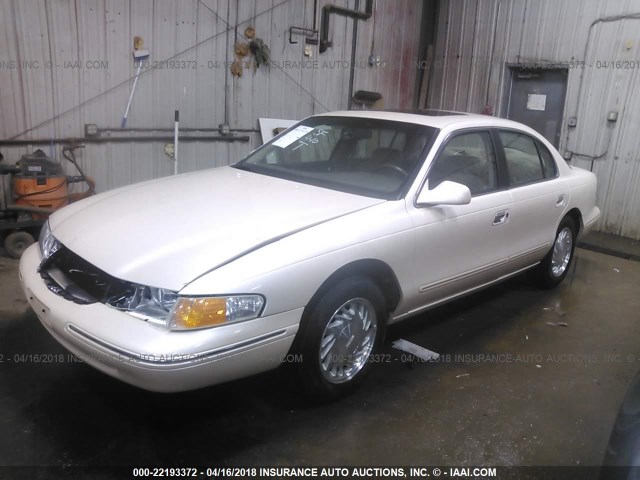 1LNLM97V7VY663898 - 1997 LINCOLN CONTINENTAL  奶油色 照片 2