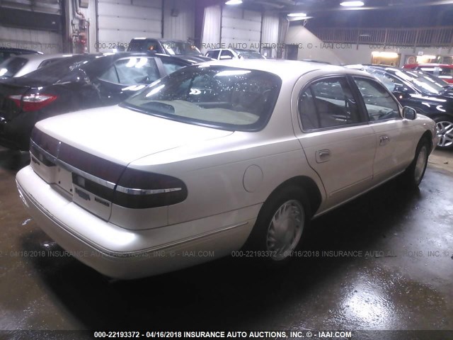 1LNLM97V7VY663898 - 1997 LINCOLN CONTINENTAL  奶油色 照片 4