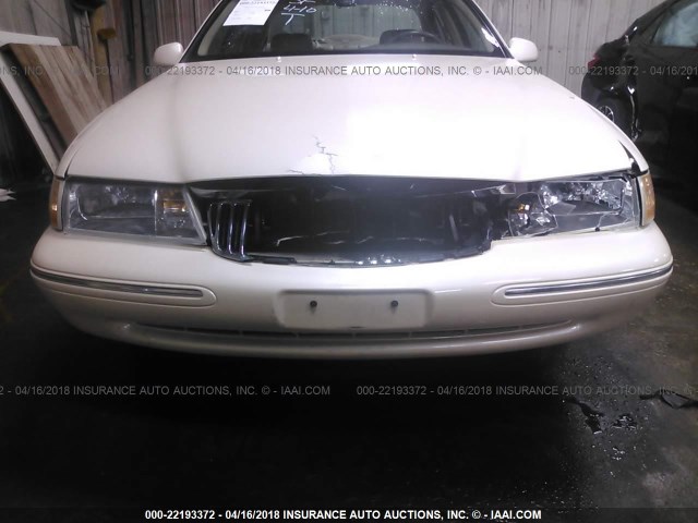 1LNLM97V7VY663898 - 1997 LINCOLN CONTINENTAL  CREAM photo 6