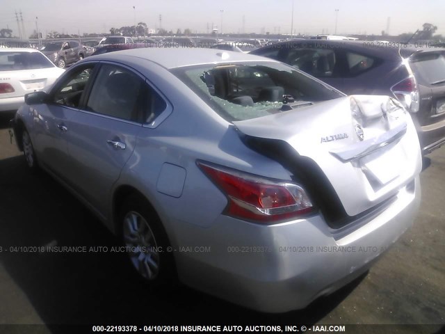 1N4AL3AP3FN885725 - 2015 NISSAN ALTIMA 2.5/S/SV/SL SILVER photo 3