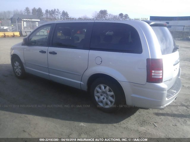 2A8HR44H28R726937 - 2008 CHRYSLER TOWN & COUNTRY LX SILVER photo 3