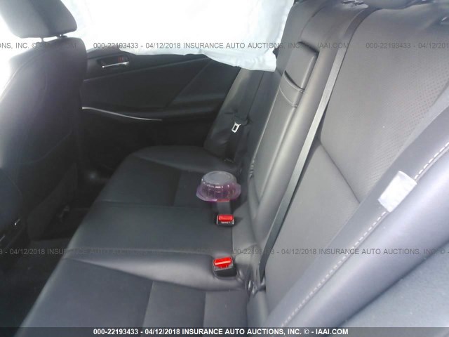 JTHBF1D20E5032691 - 2014 LEXUS IS 250 GRAY photo 8