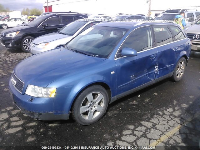 WAUVT68E83A254079 - 2003 AUDI A4 3.0 AVANT QUATTRO BLUE photo 2