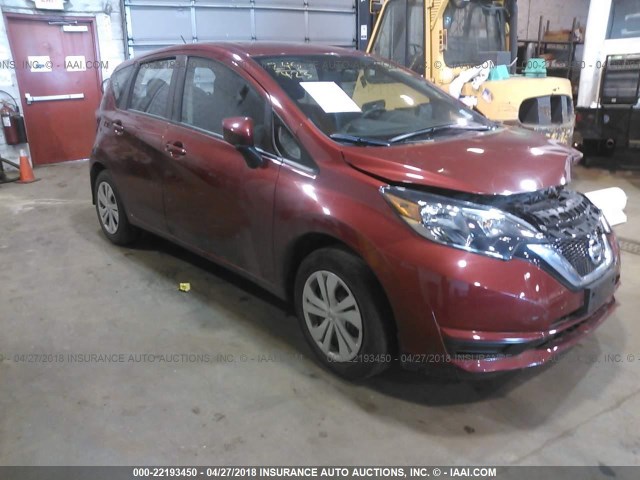 3N1CE2CP1HL360088 - 2017 NISSAN VERSA NOTE S/S PLUS/SV/SL/SR RED photo 1