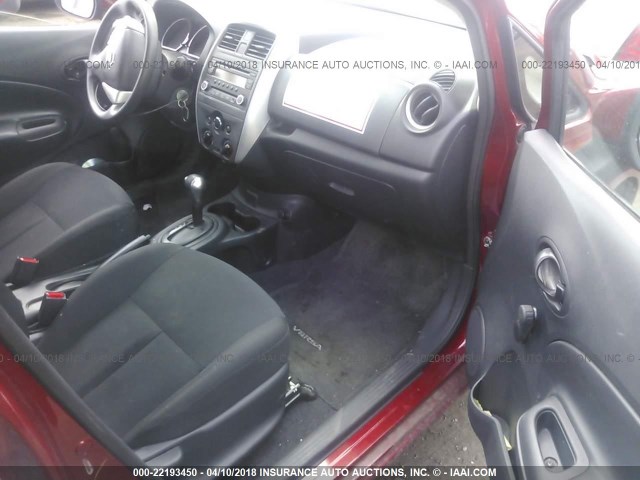 3N1CE2CP1HL360088 - 2017 NISSAN VERSA NOTE S/S PLUS/SV/SL/SR RED photo 5