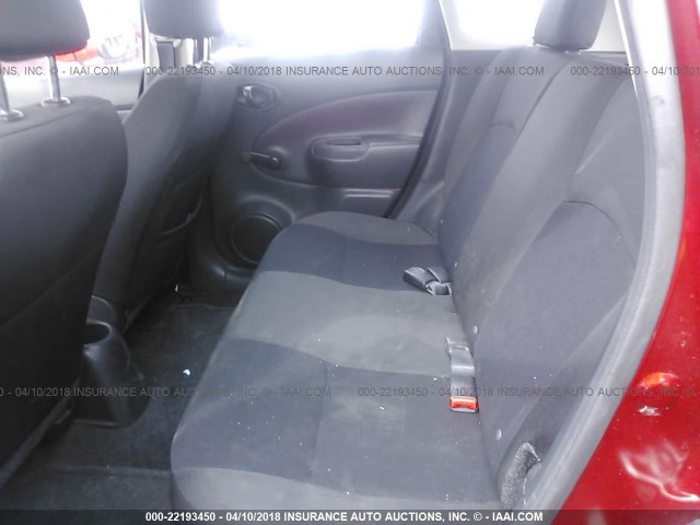 3N1CE2CP1HL360088 - 2017 NISSAN VERSA NOTE S/S PLUS/SV/SL/SR RED photo 8
