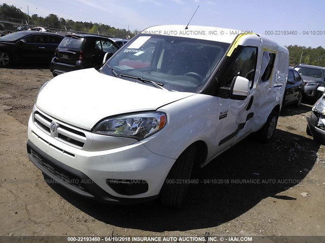 ZFBERFBB5H6G52656 - 2017 RAM PROMASTER CITY SLT WHITE photo 2