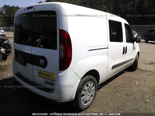 ZFBERFBB5H6G52656 - 2017 RAM PROMASTER CITY SLT WHITE photo 4