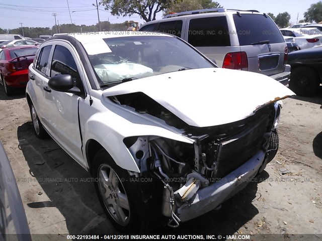 1B3HB48B98D720588 - 2008 DODGE CALIBER SXT WHITE photo 1