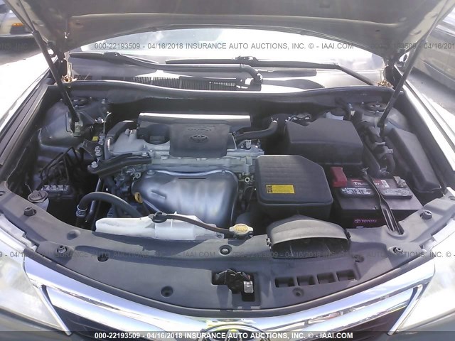 4T1BF1FK4CU593313 - 2012 TOYOTA CAMRY SE/LE/XLE Серый фото 10