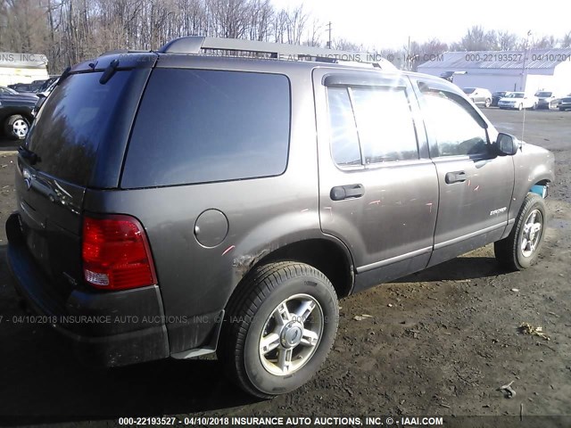 1FMZU73K95UA31356 - 2005 FORD EXPLORER XLT/XLT SPORT/NBX Dark Brown photo 4