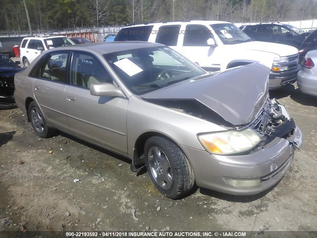 4T1BF28B44U369947 - 2004 TOYOTA AVALON XL/XLS BEIGE photo 1