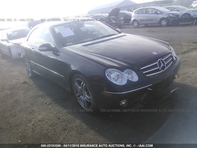 WDBTJ72H69F259414 - 2009 MERCEDES-BENZ CLK 550 BLACK photo 1