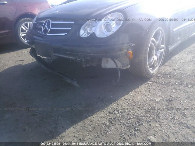 WDBTJ72H69F259414 - 2009 MERCEDES-BENZ CLK 550 BLACK photo 6