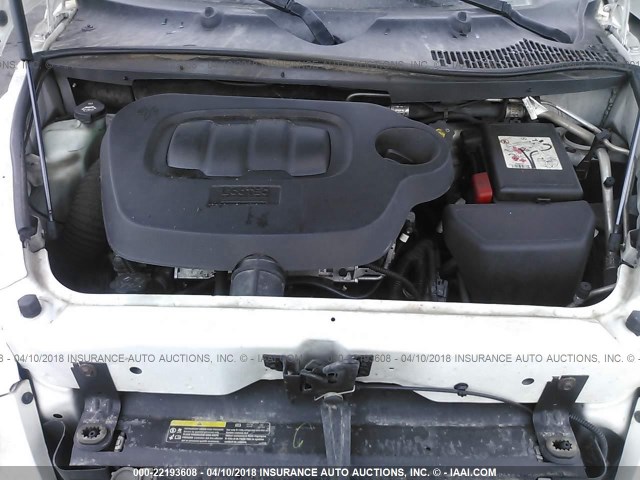 3GNBAAFW0BS634905 - 2011 CHEVROLET HHR LS WHITE photo 10