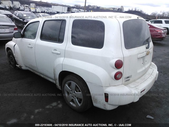 3GNBAAFW0BS634905 - 2011 CHEVROLET HHR LS WHITE photo 3