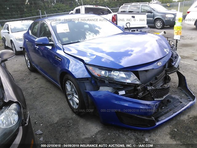 KNAGM4A74B5054703 - 2011 KIA OPTIMA LX 蓝色 照片 1