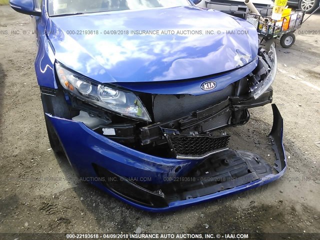 KNAGM4A74B5054703 - 2011 KIA OPTIMA LX 蓝色 照片 6