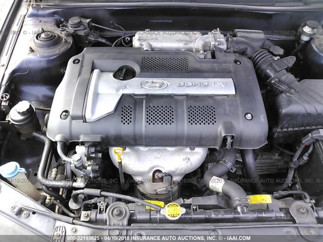 KMHDN46D85U004880 - 2005 HYUNDAI ELANTRA GLS/GT GRAY photo 10