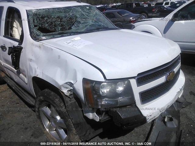 1GNFC13C19R171479 - 2009 CHEVROLET TAHOE C1500  LS WHITE photo 6