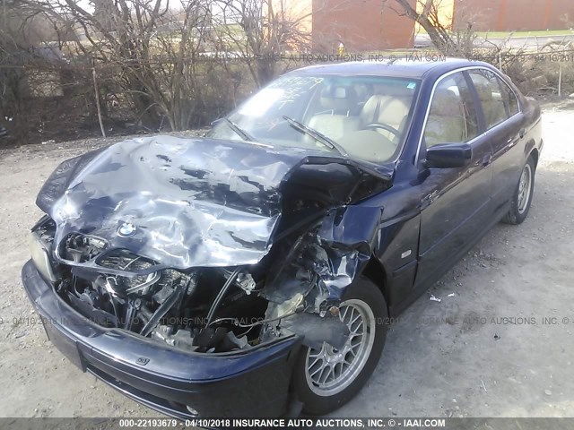 WBADT43471GF56670 - 2001 BMW 525 I AUTOMATIC BLUE photo 2