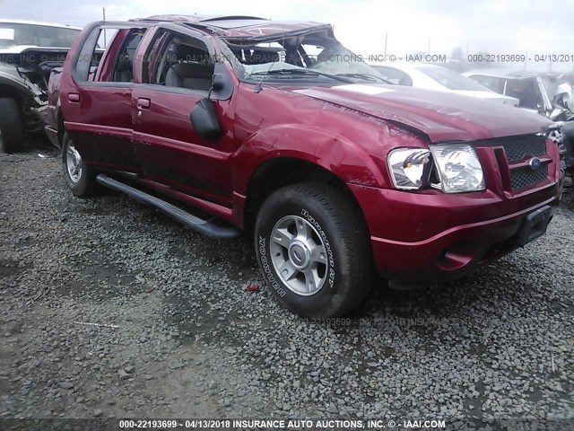 1FMZU67K94UC40194 - 2004 FORD EXPLORER SPORT TR  MAROON photo 1