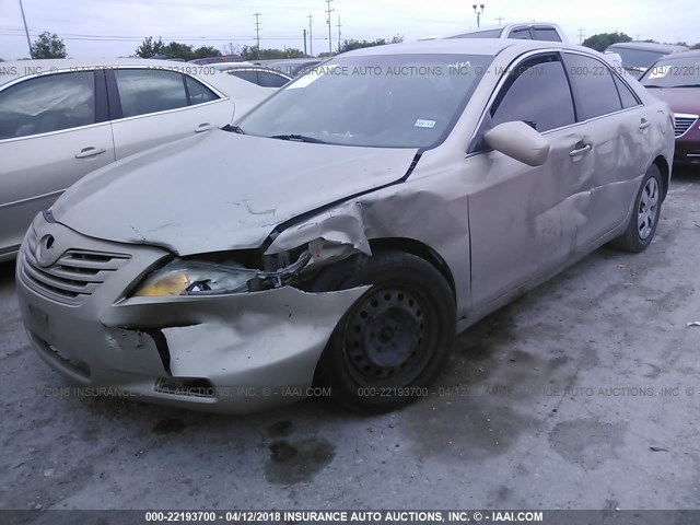 4T1BE46K48U752083 - 2008 TOYOTA CAMRY CE/LE/XLE/SE GOLD photo 2