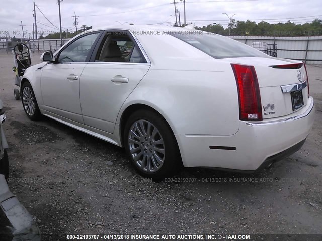 1G6DJ5E30C0148963 - 2012 CADILLAC CTS PERFORMANCE COLLECTION Белый фото 3
