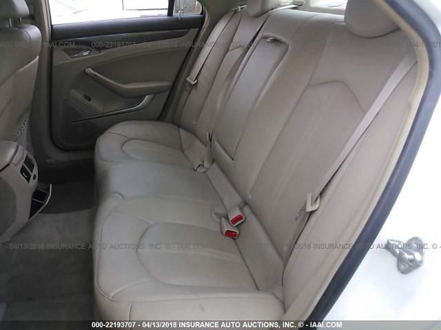 1G6DJ5E30C0148963 - 2012 CADILLAC CTS PERFORMANCE COLLECTION Белый фото 8