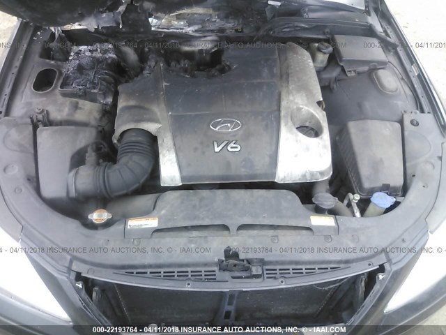 KMHGC46E69U016365 - 2009 HYUNDAI GENESIS 3.8L BLACK photo 10