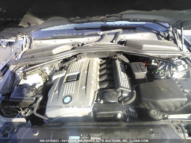 WBANF73536CG66748 - 2006 BMW 530 XI Сұр фото 10