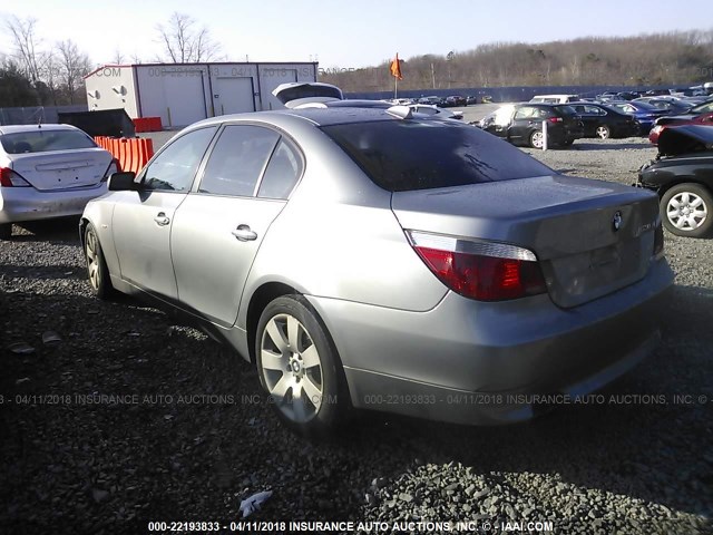 WBANF73536CG66748 - 2006 BMW 530 XI Сұр фото 3