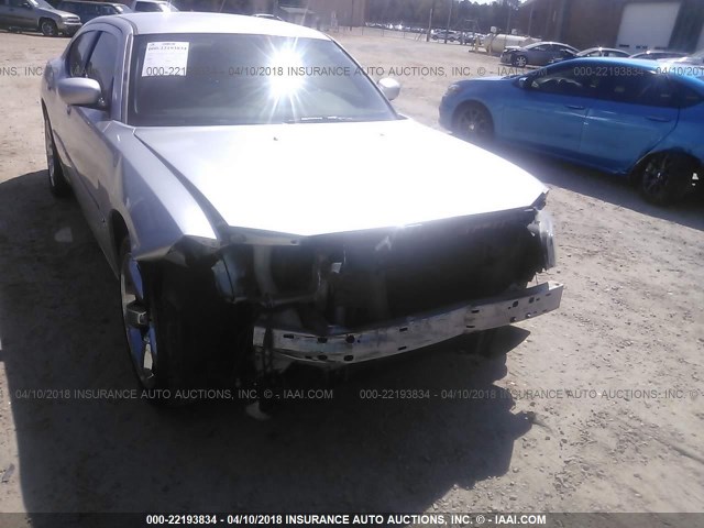 2B3CA3CV6AH309294 - 2010 DODGE CHARGER SXT SILVER photo 6