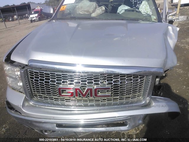 3GTP1VE08BG329500 - 2011 GMC SIERRA C1500 SLE SILVER photo 10