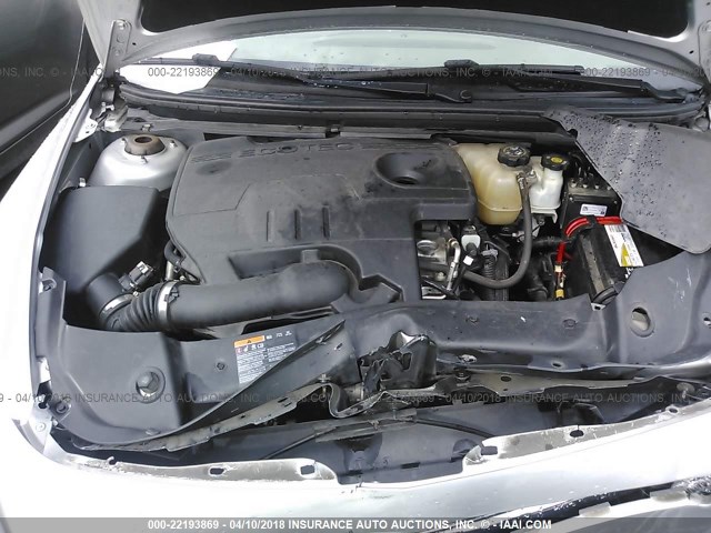 1G1ZB5E10BF118896 - 2011 CHEVROLET MALIBU LS SILVER photo 10