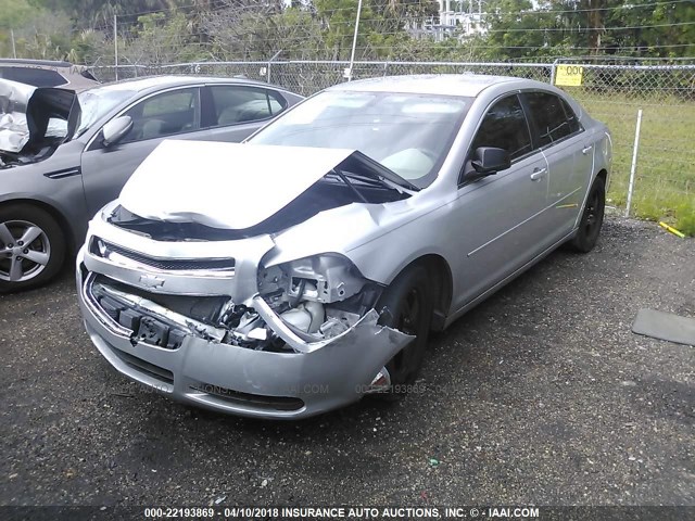 1G1ZB5E10BF118896 - 2011 CHEVROLET MALIBU LS SILVER photo 2
