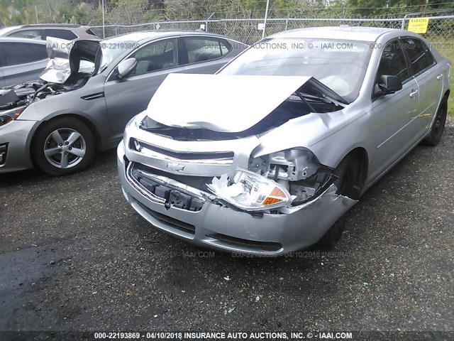 1G1ZB5E10BF118896 - 2011 CHEVROLET MALIBU LS SILVER photo 6