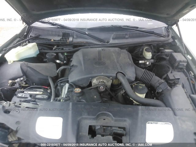 1LNHM81W0YY810004 - 2000 LINCOLN TOWN CAR EXECUTIVE Зеленый фото 10