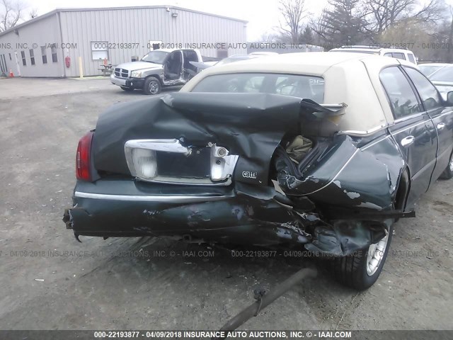 1LNHM81W0YY810004 - 2000 LINCOLN TOWN CAR EXECUTIVE Зеленый фото 6