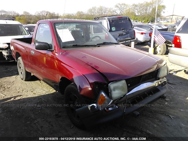 4TANL42N9XZ549193 - 1999 TOYOTA TACOMA RED photo 1