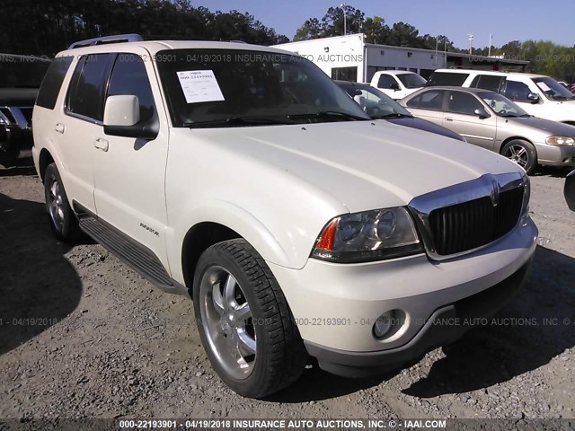 5LMEU68H64ZJ15882 - 2004 LINCOLN AVIATOR WHITE photo 1